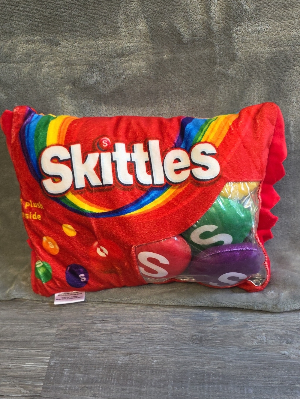 Skittles Red Plush Pillow Toy by Skittles